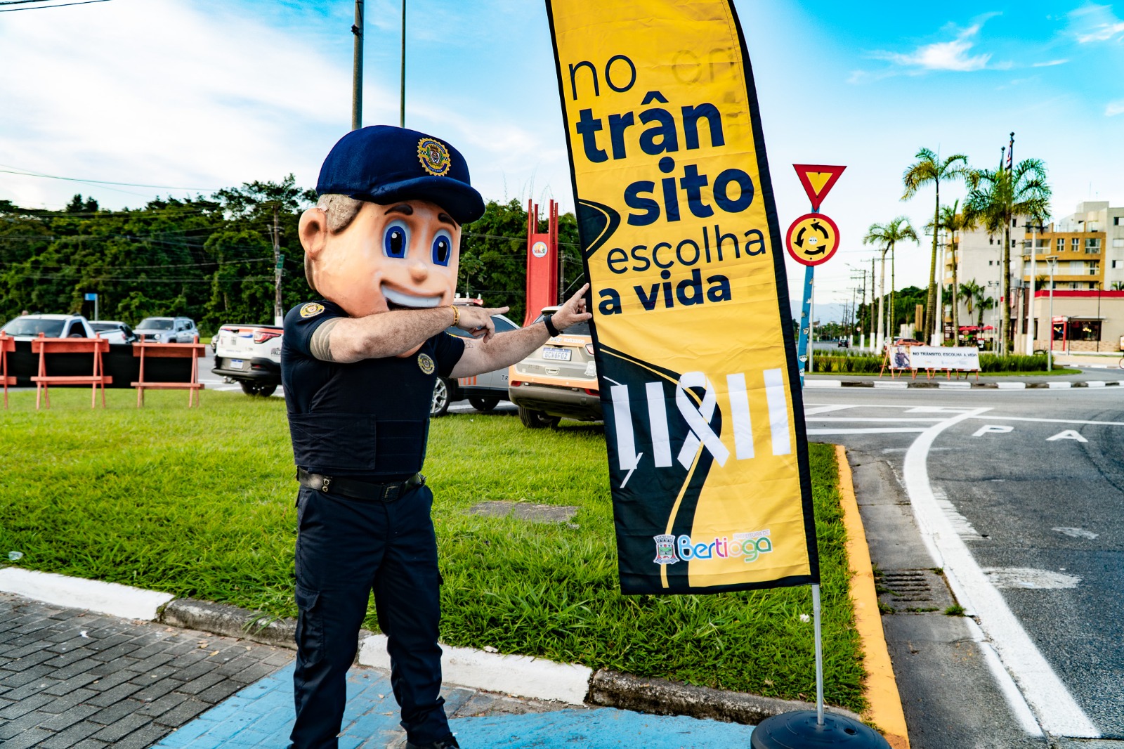 Maio Amarelo: Bertioga realiza campanha de conscientização para segurança no trânsito