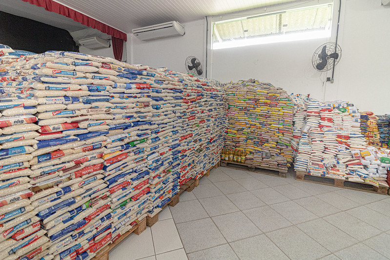 São João na Praia arrecada cerca de 25 toneladas de alimentos
