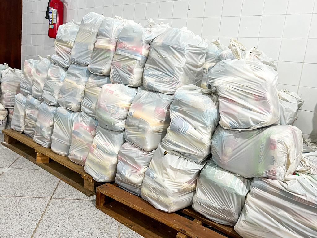 Fundo Social de Bertioga arrecada 3,5 toneladas de alimentos na Festa da Primavera