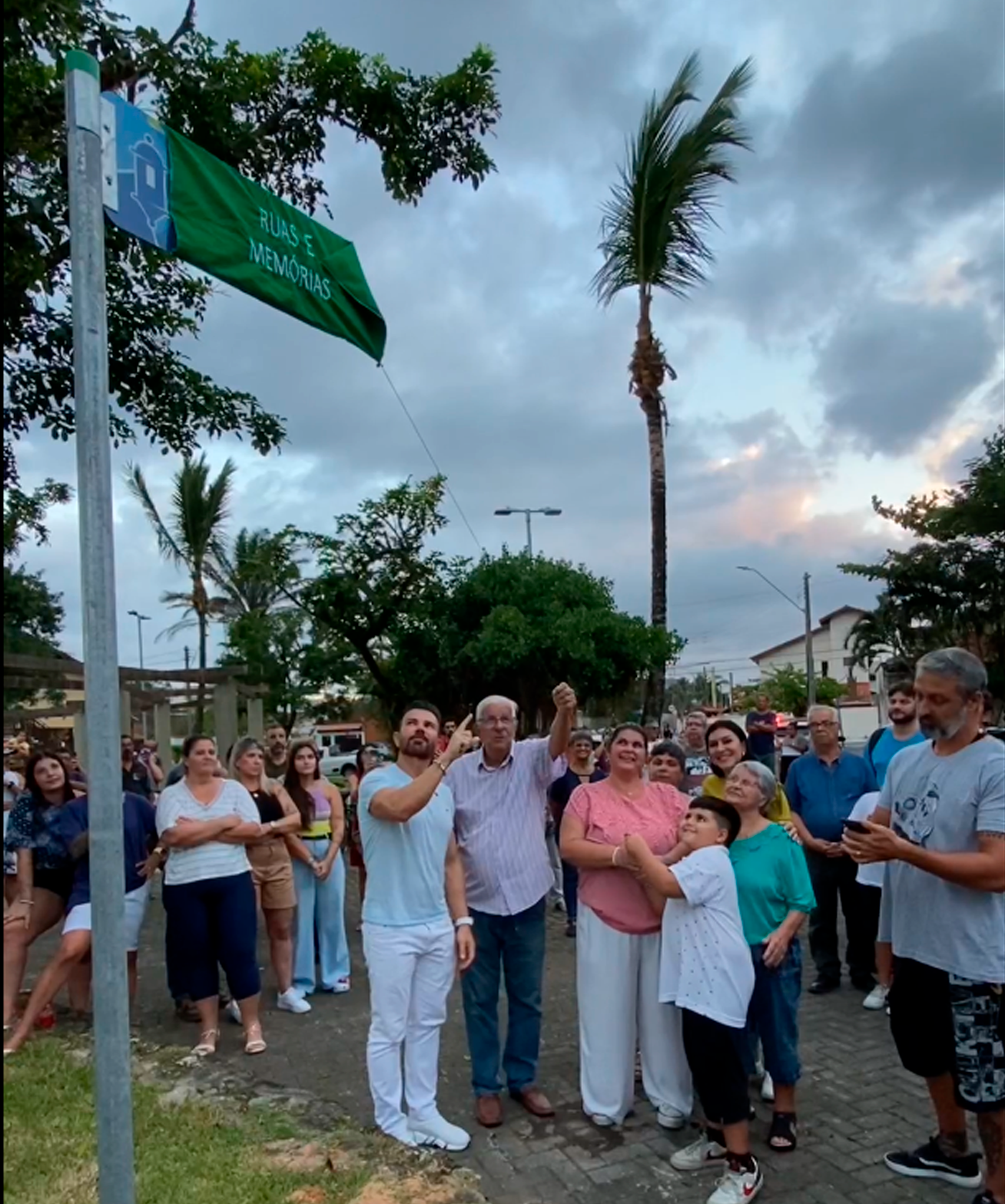 Sérgio e Manoela Pastori foram homenageados no projeto 'Ruas e Memórias' sexta, 12