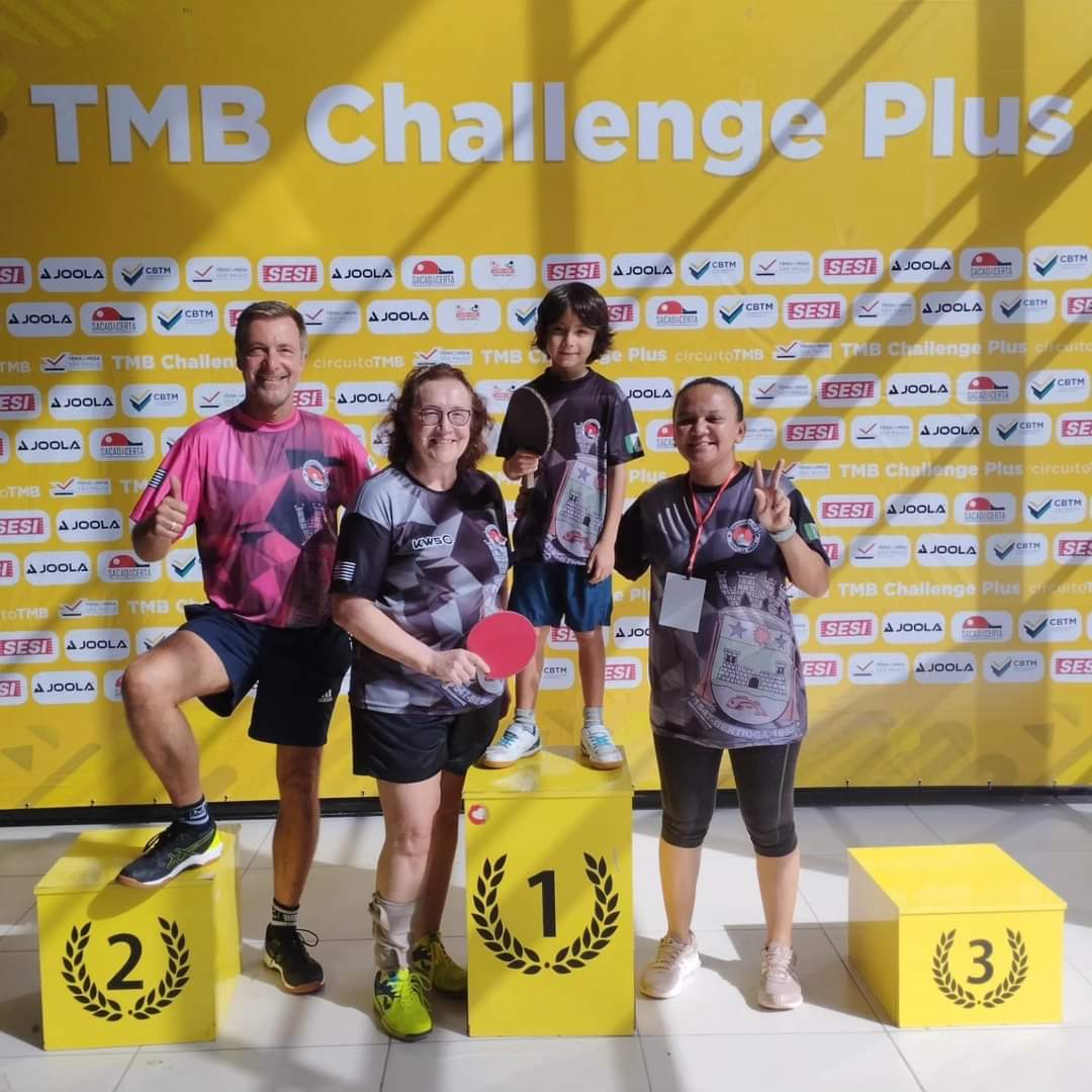Mesatenistas de Bertioga Brilham no TMB Challenge Plus