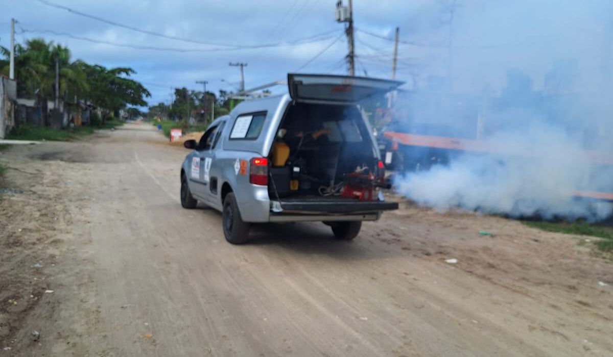 Carro do fumacê vai circular nas ruas do Bairro Chácaras e Morada da Praia nesta semana