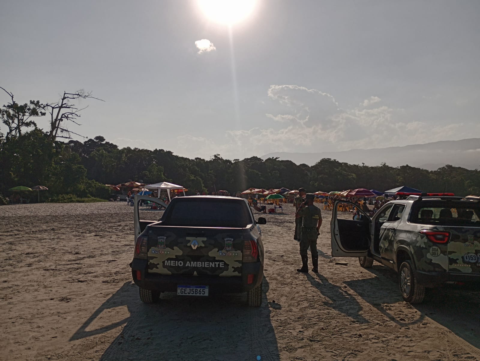 DOA de Bertioga realizou diversas atividades de fiscalização e proteção ambiental durante o fim de semana