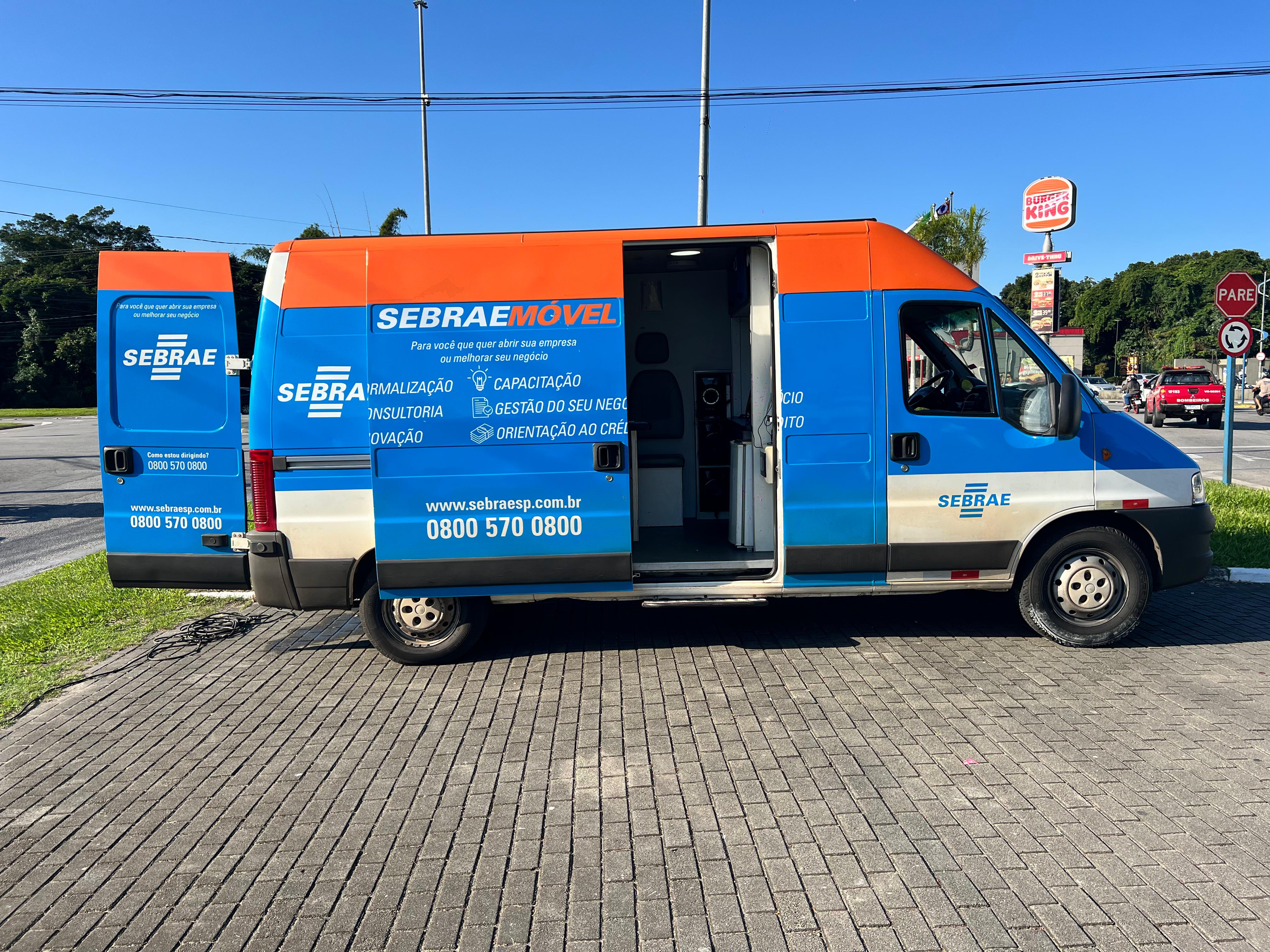 Sebrae Móvel oferece atendimento gratuito para empreendedores em Bertioga