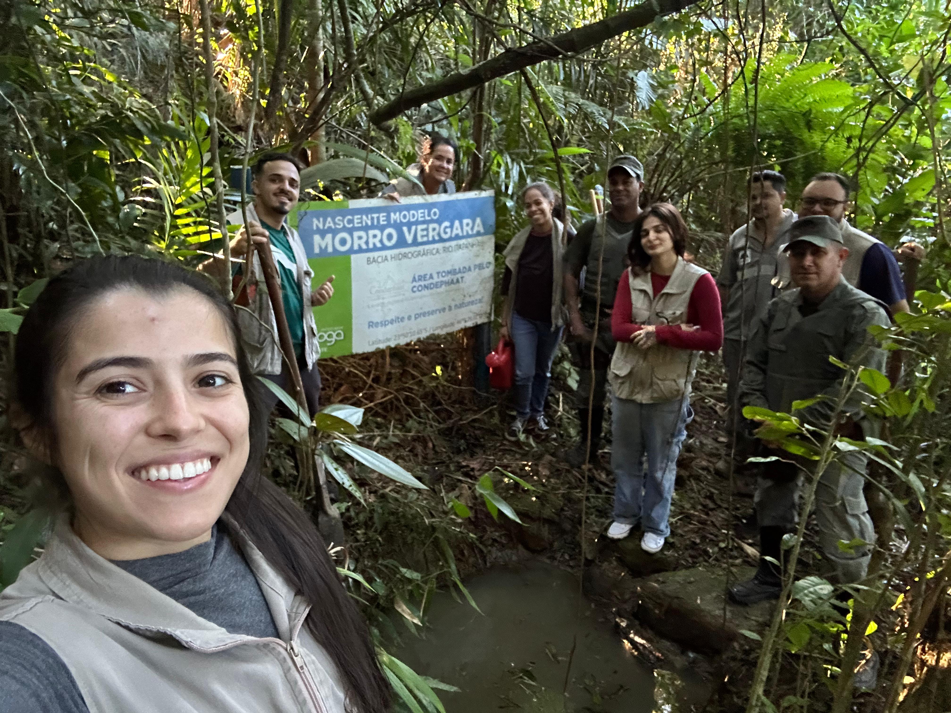 Bertioga reforça compromisso ambiental com manutenção da Nascente Modelo do Morro do Vergara