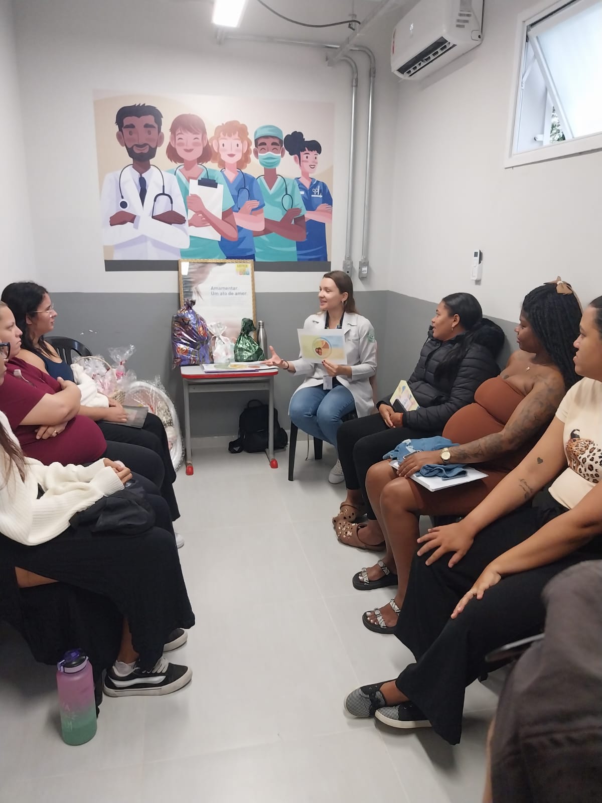 Prefeitura realiza ação para gestantes no ESF Central