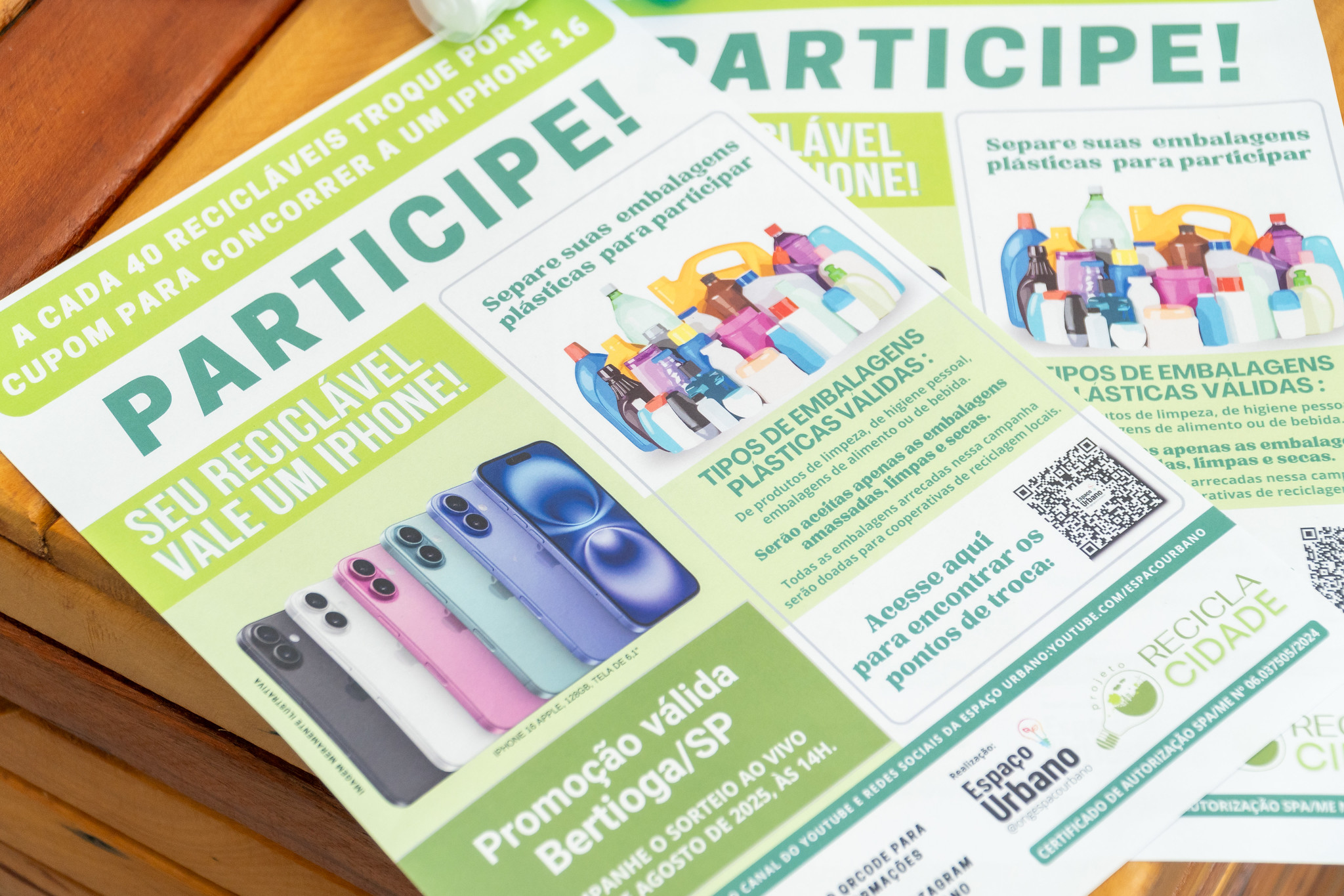 Campanha 'Seu Reciclável Vale um iPhone' chega a reta final com sorteio de iPhone 16