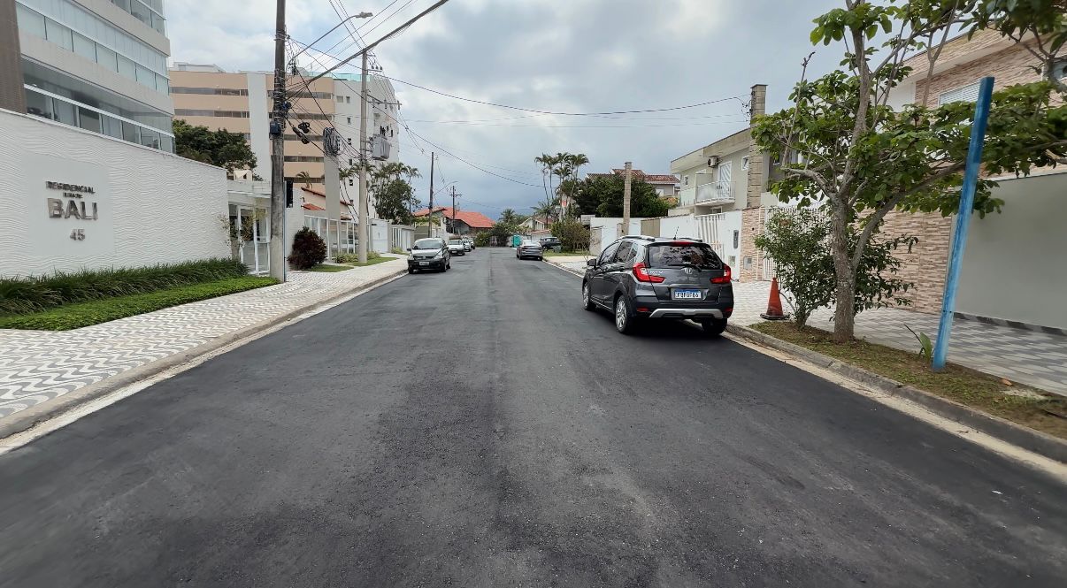 Mobilidade reforçada: Rua Manoel Reis é asfaltada no Maitinga, em Bertioga