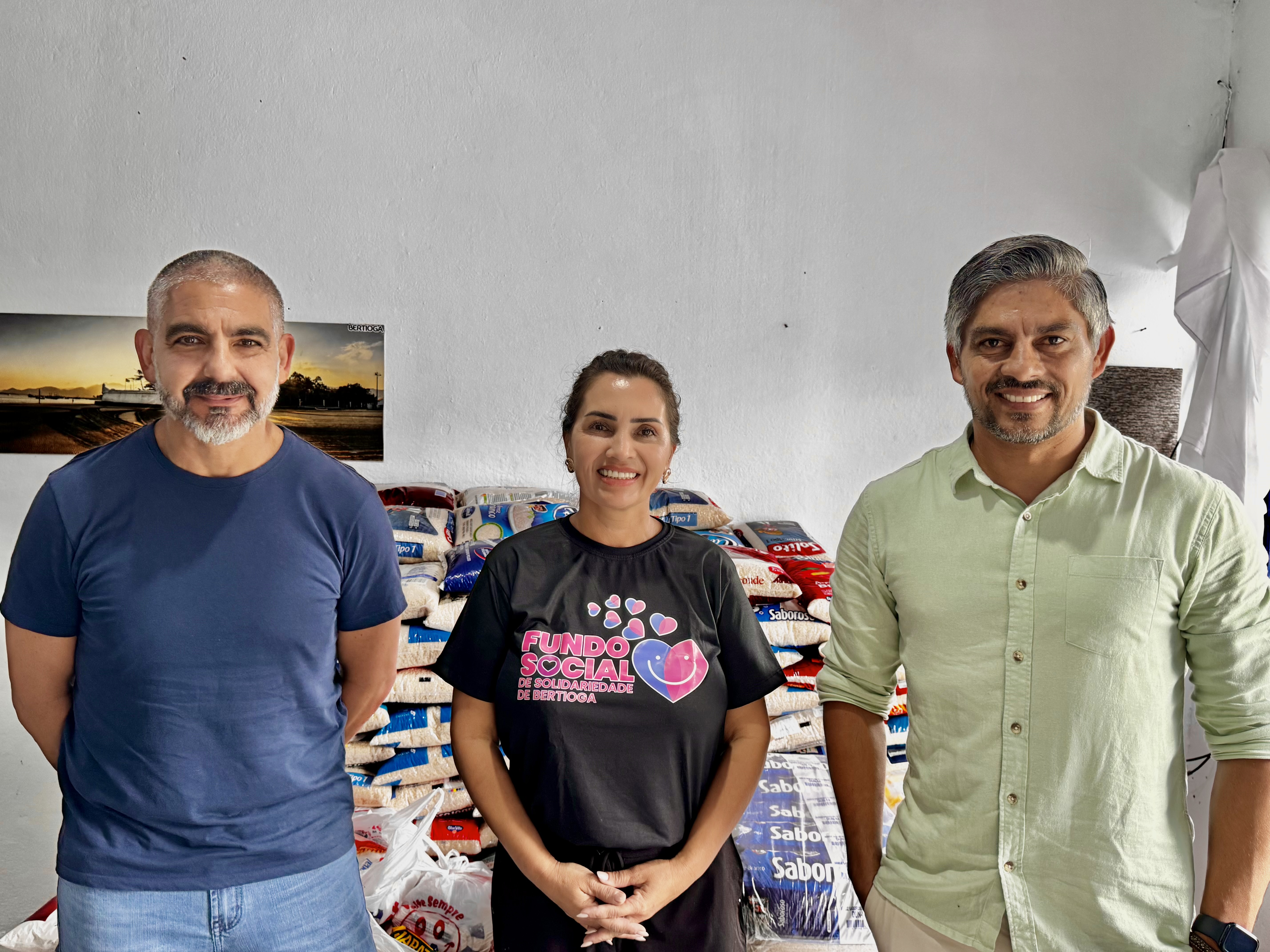 Fundo Social de Bertioga recebe doações arrecadadas durante a Arena Verão é Top