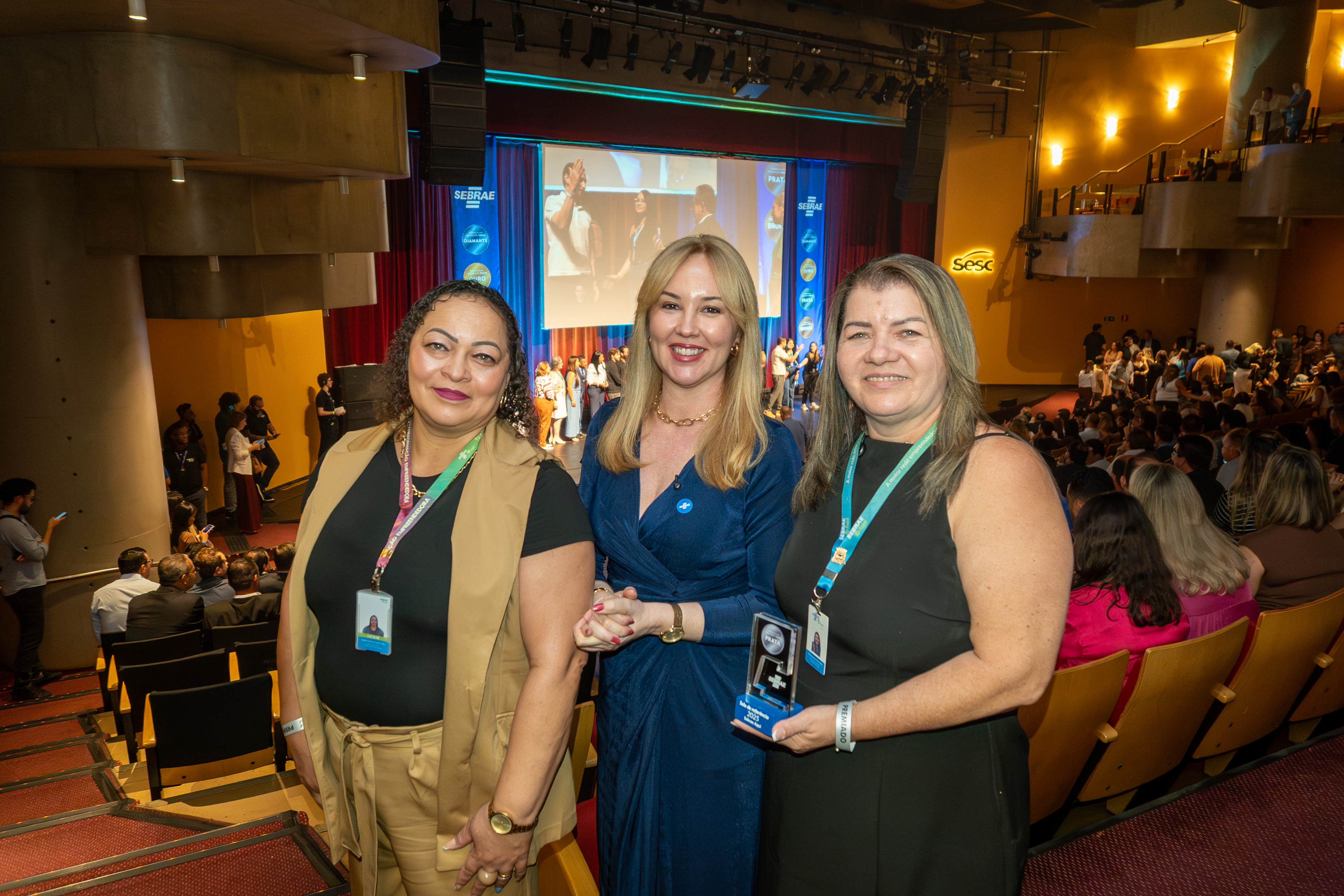 Sebrae Aqui Bertioga recebe, pela segunda vez, Selo Prata de Referência em Atendimento 2025 em cerimônia no Sesc Pinheiros