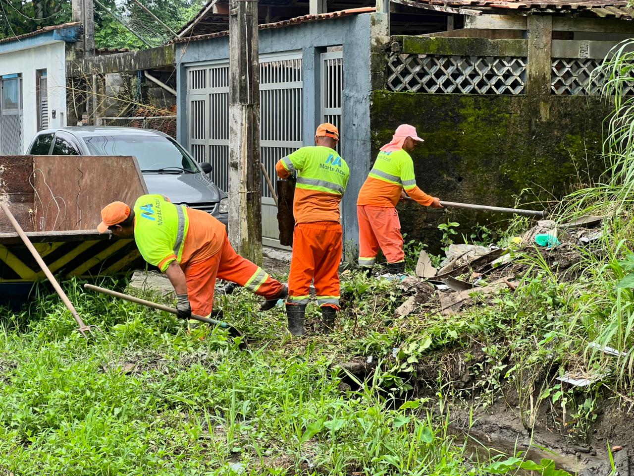 Prefeitura de Bertioga intensifica ações de zeladoria e drenagem após fortes chuvas 