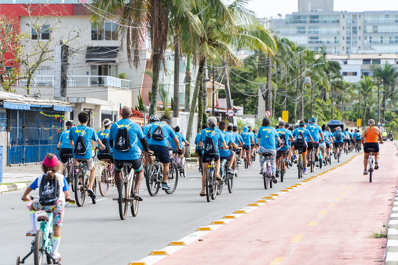 Passeio ciclístico marca programação esportiva dos 35 anos de Bertioga