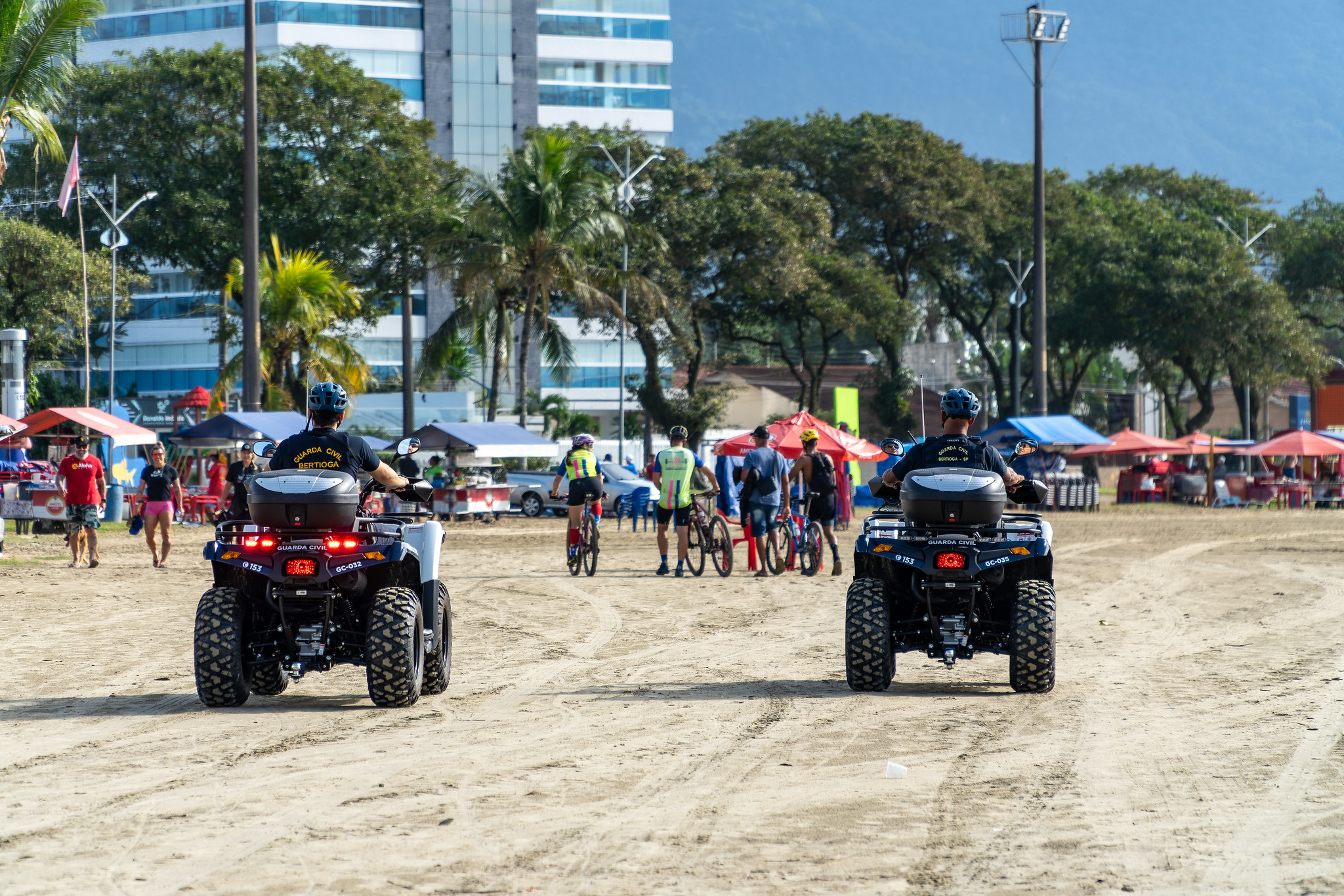 Bertioga reforça esquema de segurança para o feriado prolongado de Tiradentes