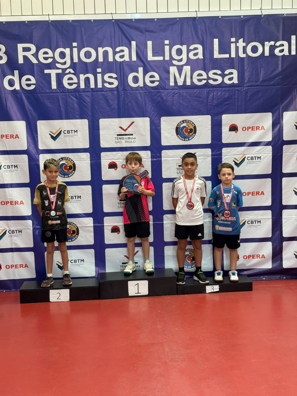 Bertioga conquista cinco medalhas na Liga Litoral de Tênis de Mesa