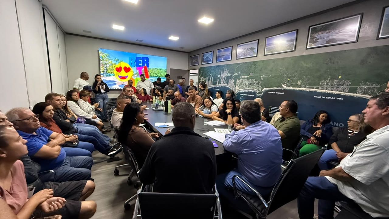 Prefeitura de Bertioga reúne ambulantes da Riviera para ouvir demandas e discutir avanços para o setor