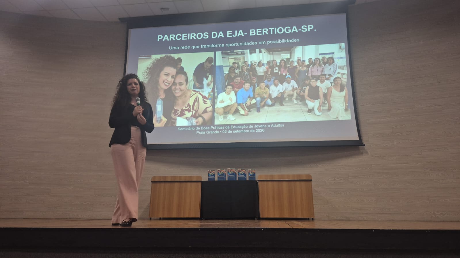 Bertioga apresenta experiências e parcerias da Educação de Jovens e Adultos no Seminário de Boas Práticas do Pacto EJA