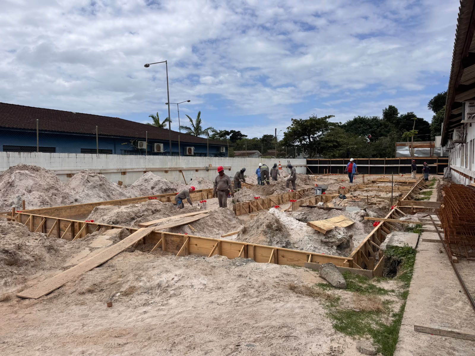 Obras da UPA 24h de Boraceia avançam com preparação das fundações